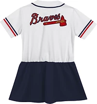 Outerstuff Girls' Atlanta Braves Curveball Jersey Dress