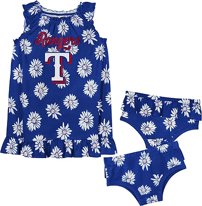 Outerstuff Girls' 4-7 Texas Rangers Hop Skip Dress