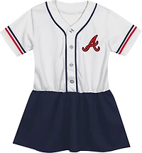 Outerstuff Toddler Girls' Atlanta Braves Curveball Jersey Dress