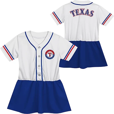 Outerstuff Toddler Girls' Texas Rangers Curveball Jersey Dress