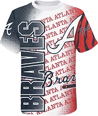Outerstuff Youth Atlanta Braves Impact Hit Sublimated T-shirt