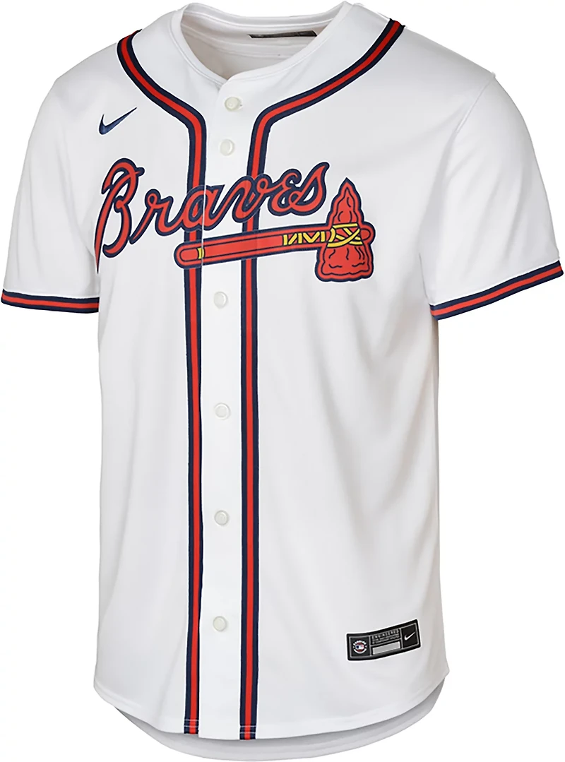 Nike Boys' Atlanta Braves Limited Home Jersey T-shirt