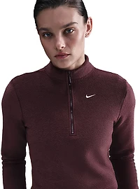 Nike Women's Sportswear Phoenix Plush Long Sleeve Fleece 1/2 Zip Top