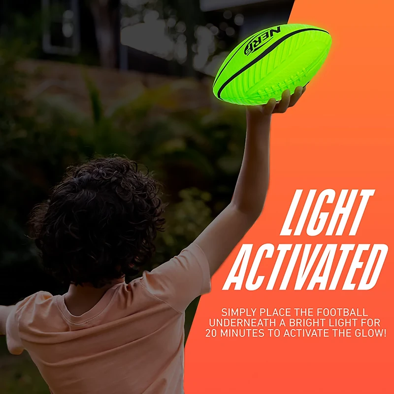 NERF Spiral Glow The Dark Football