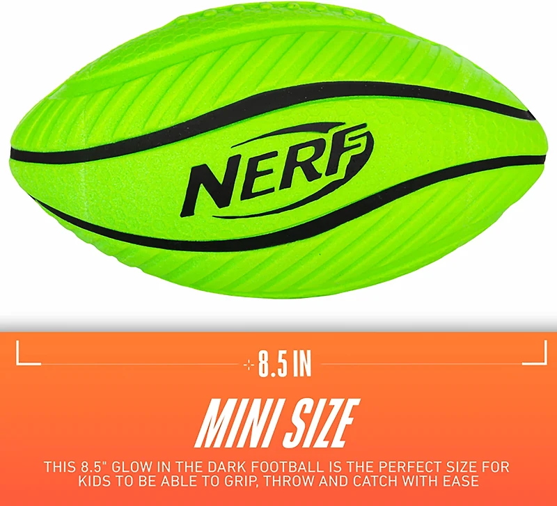 NERF Spiral Glow The Dark Football