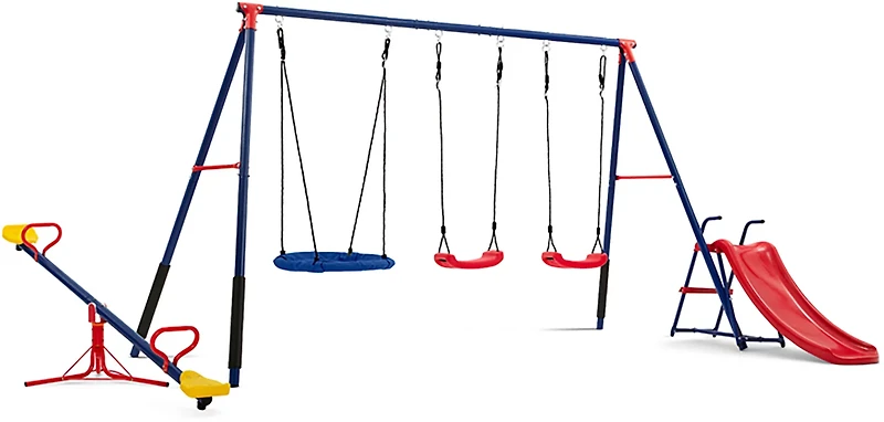 Delta Children FunZone Metal Swing Set