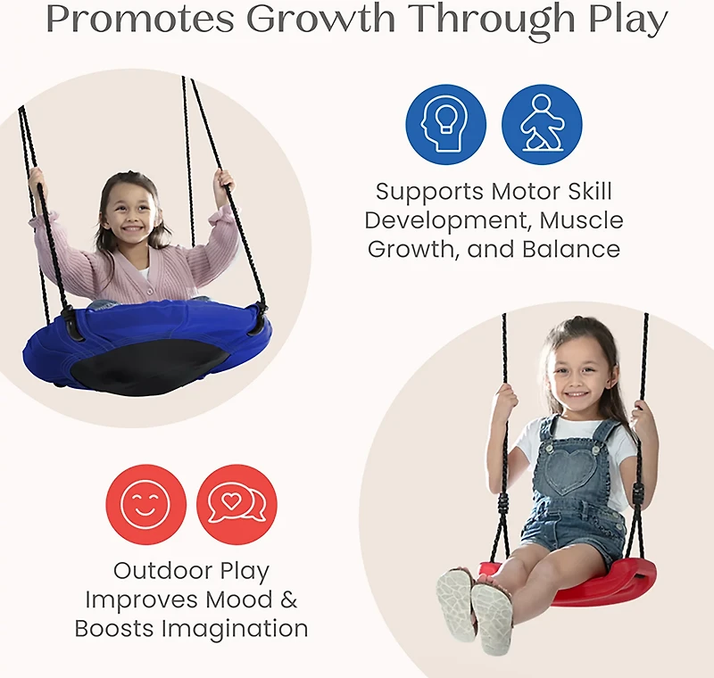 Delta Children FunZone Metal Swing Set