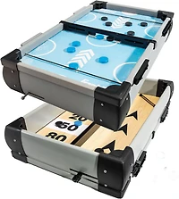 Franklin 2-in-1 Sling Puck and Shuffleboard Tabletop Game Center