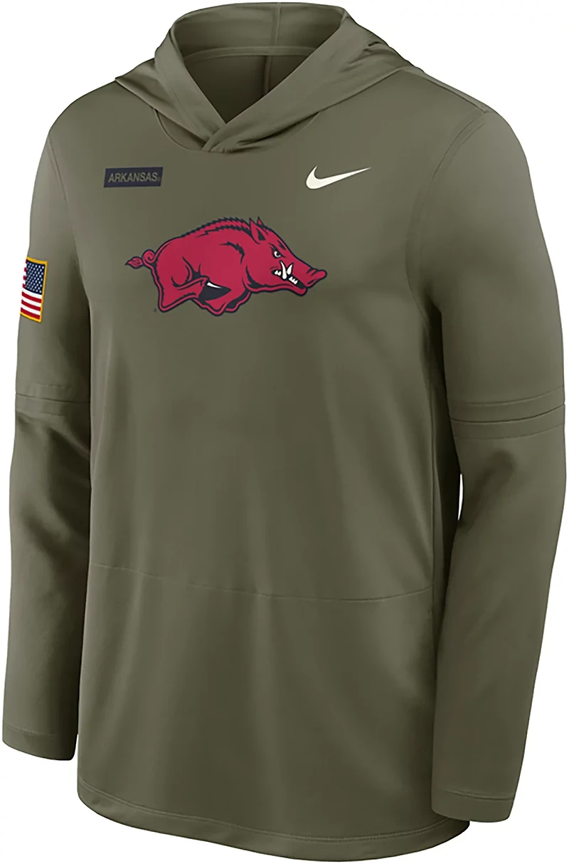 Nike Men's University of Arkansas Military Appreciation DF LWT Hoodie