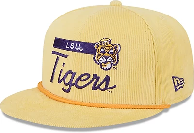 New Era Adults' Louisiana State University Cord Rope Snapback 9FIFTY Cap