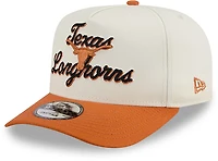 New Era Adults' University of Texas Chainstitch Snapback 9FIFTY A-Frame Cap