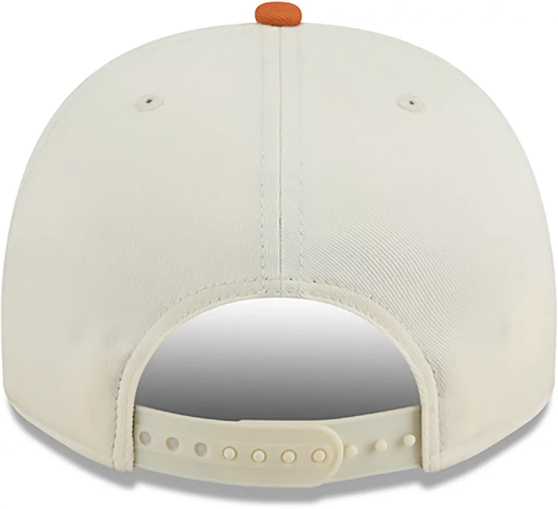 New Era Adults' University of Texas Chainstitch Snapback 9FIFTY A-Frame Cap