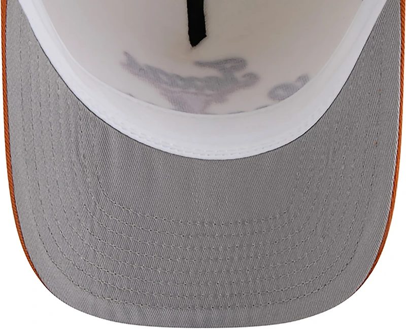 New Era Adults' University of Texas Chainstitch Snapback 9FIFTY A-Frame Cap