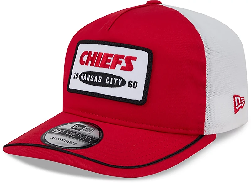 New Era Men's Kansas City Chiefs Embroidered Patch Golfer Cap