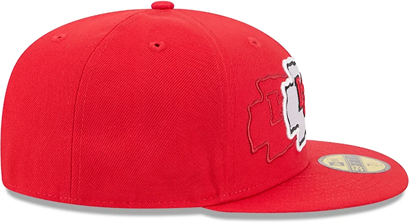 New Era Men’s Kansas City Chiefs Tri Hit OTC 59FIFTY Cap