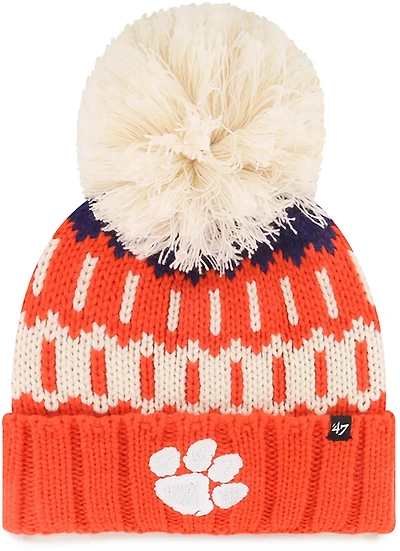 47 Brands Adults' Clemson University Tigers Felicity Cuff Knit Beanie