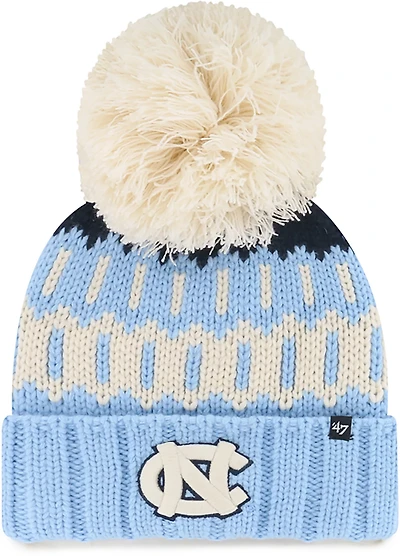 47 Brands Adults' University of North Carolina Tar Heels Felicity Cuff Knit Beanie