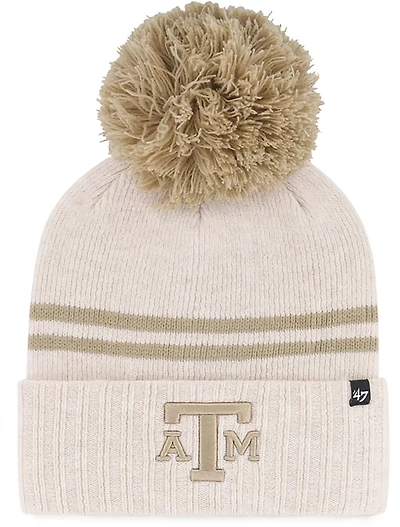 47 Brands Women's Texas A&M Aggies Latte Cuff Knit Cap
