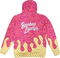 Baseball Lifestyle 101 Adults' Ice Cream Hoodie