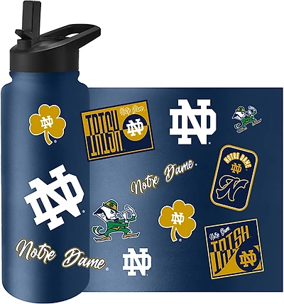 Logo Brands Notre Dame Fighting Irish Dreamweave Quencher 34 oz. Water Bottle