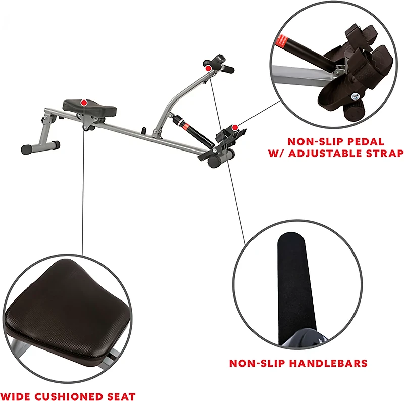 Sunny Health & Fitness SF-RW1205 Rowing Machine