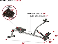 Sunny Health & Fitness SF-RW1205 Rowing Machine