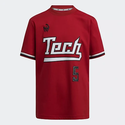 adidas Youth Texas Tech University Patrick Mahomes Replica Fan Short Sleeve Jersey Top