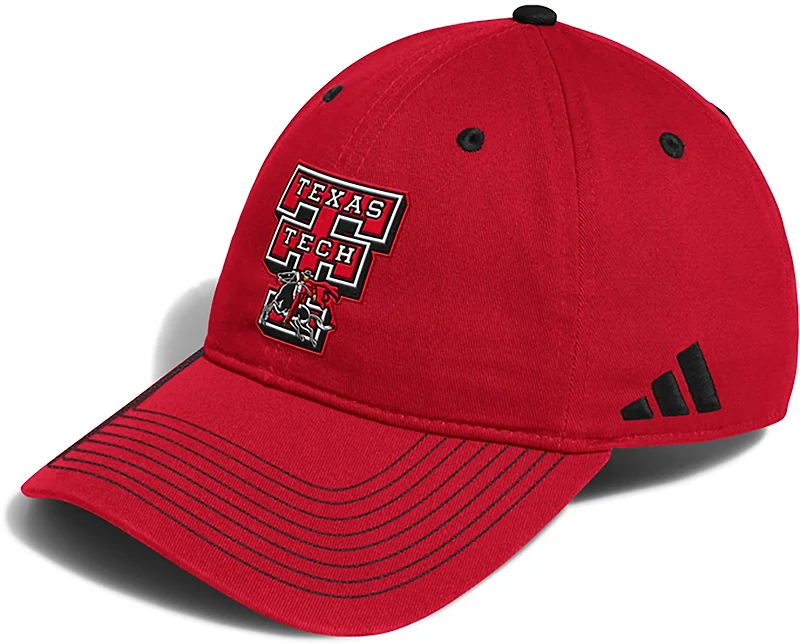 adidas Adult Texas Tech University Patrick Mahomes Primary Logo Slouch Cap