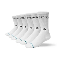 Stance Men's Origin Crew Socks 6-Pack