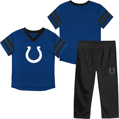 Outerstuff Toddler's Indianapolis Colts Team Logo Redzone Short Sleeve Jersey Set