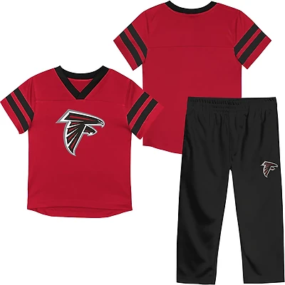 Outerstuff Toddler's Atlanta Falcons Team Logo Redzone Short Sleeve Jersey Set