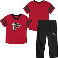 Outerstuff Toddler's Atlanta Falcons Team Logo Redzone Short Sleeve Jersey Set
