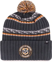 '47 Adults' Tennessee Volunteers Smokey Grey Small Stripes Cuff Knit Beanie