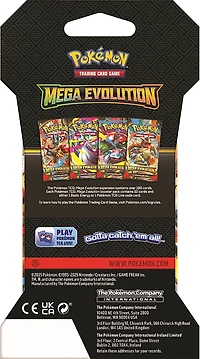 Pokémon TCG Mega Evolutions Sleeved Booster