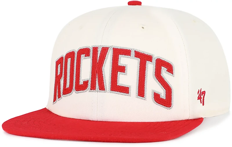 '47 Adults' Houston Rockets Off Hand Captain Cap