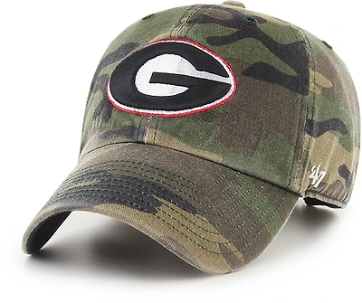 47 Brands Adults' University of Georgia Bulldogs Camo Clean Up Cap