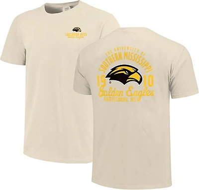 Image One Men's University of Southern Mississippi Mascot Overlay Graphic T-shirt
