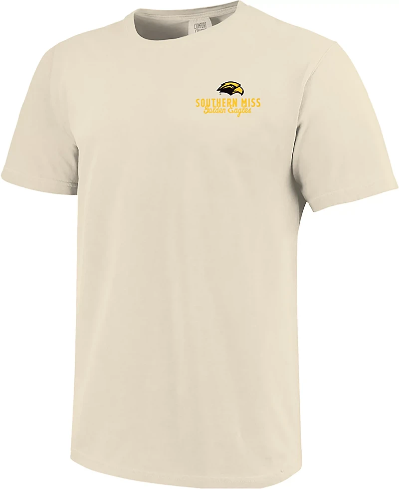 Image One Men's University of Southern Mississippi Mascot Overlay Graphic T-shirt