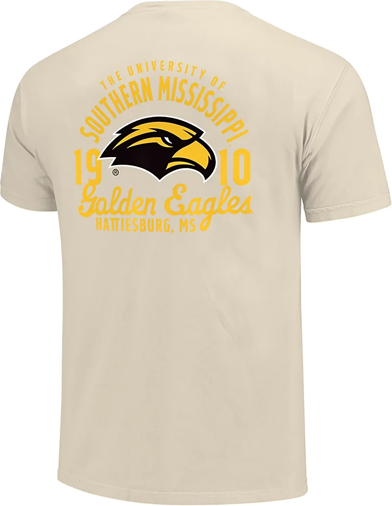 Image One Men's University of Southern Mississippi Mascot Overlay Graphic T-shirt
