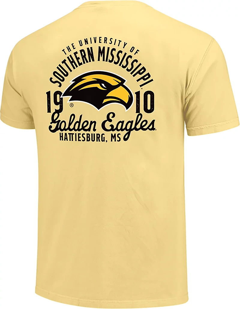 Image One Men's University of Southern Mississippi Mascot Overlay Graphic T-shirt