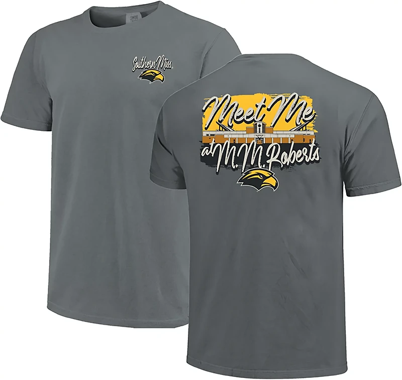 Image One Men's University of Southern Mississippi Meet Me Stadium Graphic T-shirt