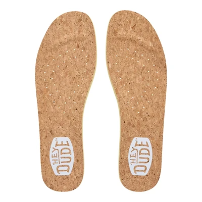 Hey Dude Men's Wally Cork Insoles