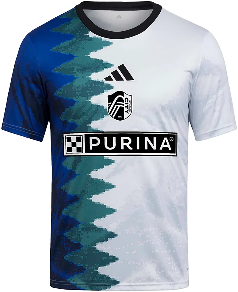 adidas St. Louis City SC MLS 25 Prematch Top Gaming Jersey