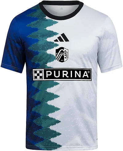 adidas St. Louis City SC MLS 25 Prematch Top Gaming Jersey