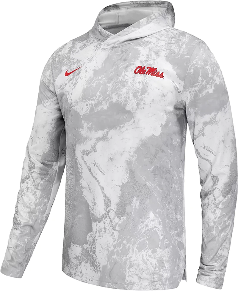 Nike Men's Ole Miss Rebels Realtree Legend Hooded Long Sleeve Shirt