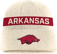 Nike Men's Arkansas Natural School Peak Utility Cuff Beanie