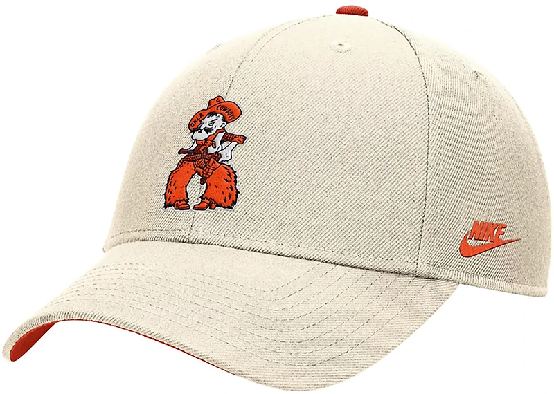 Nike Men's Oklahoma State Natural Mascot Structured Adjustable Cap