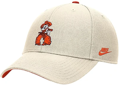 Nike Men's Oklahoma State Natural Mascot Structured Adjustable Cap