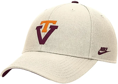 Nike Men's Virginia Tech Natural Mascot Structured Adjustable Cap