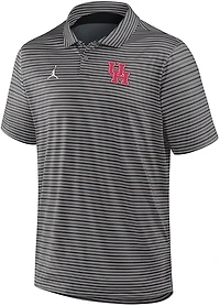 Jordan Men's University of Houston Dri-FIT Stripe Tour Polo Shirt
